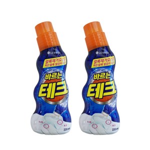 테크 바르는 섬유 얼룩제거제, 220ml, 2개