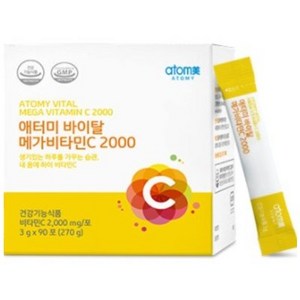 애터미 바이탈 메가비타민C 2000 3gx90포 DK, 270g, 1개