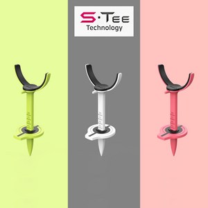 [필드에 나가 시원한 샷을!!] 특허받은 슬라이스방지 골프티(3개), 화이트+레드+그린, 3개