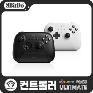 8BitDo Ultimate 얼티메이트 블루트스 컨트롤러 (NS버전), 화이트, 1개