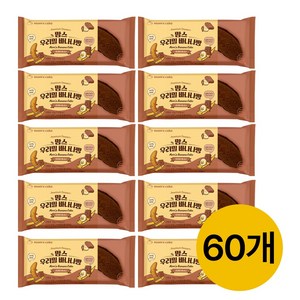 [맘스케이크] 우리밀 바나나빵 초코맛, 60개, 30g
