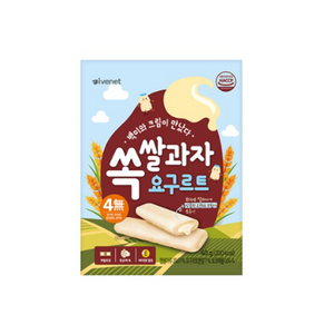 아이배냇 쏙 쌀과자 요구르트 40g, 6개