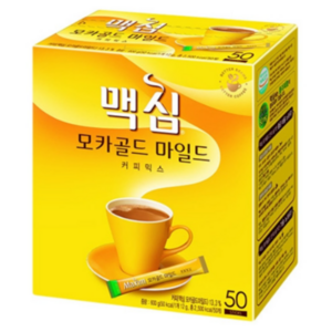 맥심 모카골드 마일드 커피믹스, 12g, 1개입, 50개