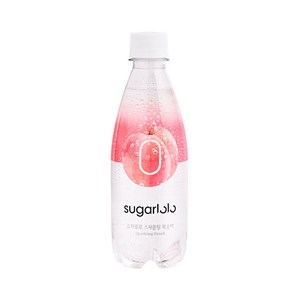 슈가로로 스파클링 복숭아, 350ml, 12개