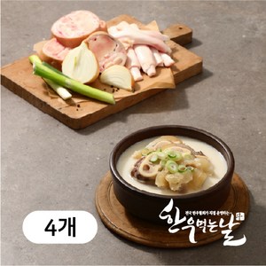 한우먹는날 한우 도가니우족탕 1kg, 4개