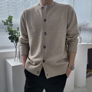 [당일출고] 남자 가디건 라운드넥 스웨터 간절기 cardigan