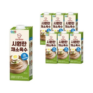 [[828282]] 정식품 간단요리사 시원한 채소육수, 950ml, 6개