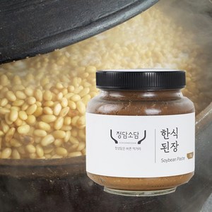 국산콩 저염 수제 된장 아기 맛있는 재래식 한식 유아 돌아기 어린이, 저염 수제 된장 350g, 350g, 1개