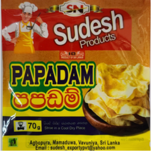 PAPADAM 파파담 SRI LANKA 70G/1PACK, 70g, 5개