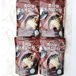 일월정 흑마늘 독계 갈비탕 보양식 영계 대구맛집, 4개, 700g