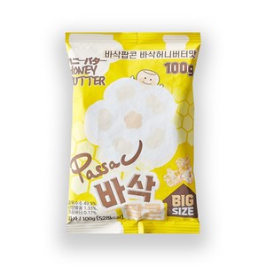 바삭팝콘 허니버터맛, 3개, 100g