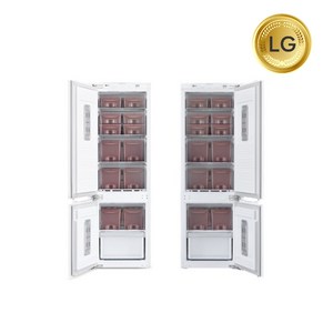 LG 빌트인김치냉장고 RSK221JVPL(R) 2024년 신모델 스탠드형 223L 2도어, RSK221JVPR(우경첩)