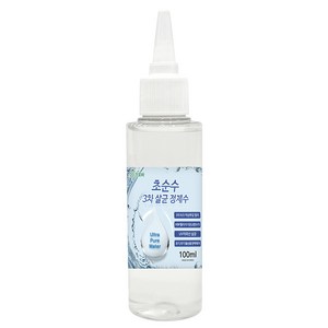 크로바 초순수 3차 살균 정제수 100ml 묶음 반도체 UV살균 지게차배터리 가습기 멸균증류수 의료용 산업용 가정용, 1개