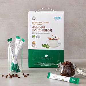 애터미 카페 아라비카 제로슈가 스테비아커피믹스 100T x 1개, 10g, 100개입