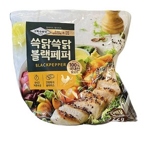 삼립 삼립 그릭슈바인 쓱닭쓱닭 블랙페퍼 100g x 4 x 1개, 4개