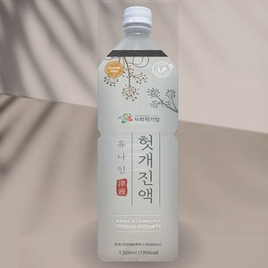 해썹 유나인 헛개진액 1.5리터, 1.5L, 1개