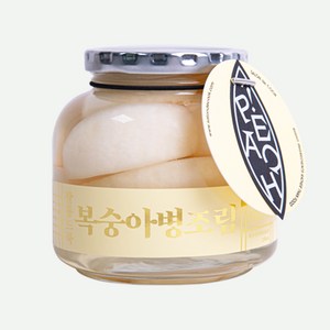 살롱드쿡 국내산 백도 복숭아 병조림, 1개, 500g