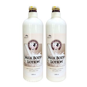 꽃을든남자 우유 바디로션 1000ml, 1L, 2개