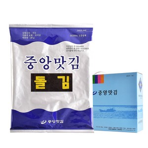 중앙맛김 보령 대천김 돌김, 20g, 24개