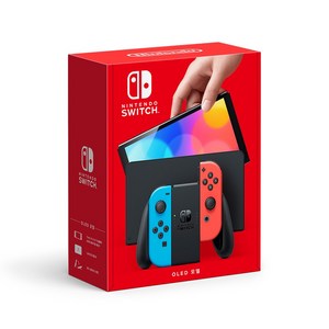 [닌텐도] [본체] 스위치 OLED 네온블루/레드, 스위치 OLED 네온블루/레드