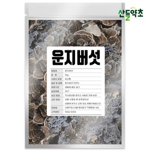 국내산 건조 말린 운지버섯 구름버섯 1kg, 1개