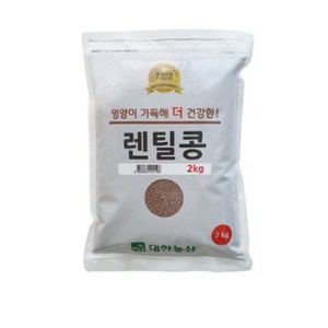 대한농산 렌틸콩, 2kg, 1개