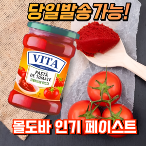 비타 천연 토마토 페이스트 토마토 100%함유 VITA TOMATO PASTE, 1개, 310g