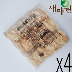 새마원 오룡 냉동 무가당 마늘빵 오리지날 업소용 마늘바게트, 1kg, 4개