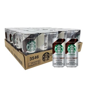 스타벅스 더블샷 캔커피 에스프레소앤크림 200ml X 36캔, 36개