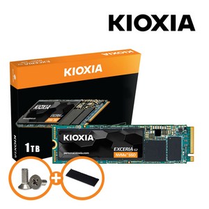 키오시아 EXCERIA G2 M.2 NVMeTM SSD + NVMe 방열판, 1TB, LRC20Z