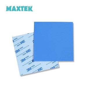 MAXTEK 3M 접착 써멀패드 두께 2mm/MT226/크기 100x100mm/방열패드 테이프/RAM/메인보드 칩셋/IC등 높은 열을 방열판에 전달하는 역할, 1개