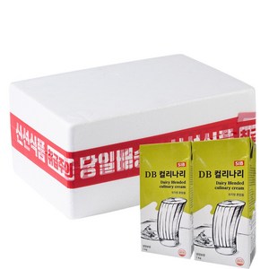 DB컬리나리 컴파운드 크림 냉장 휘핑크림 생크림1000ml [아이스박스 아이스팩] /무료배송, 12개, 1L