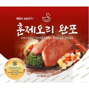 삼아아시아 훈제오리완포 800g, 1개