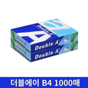 더블에이 80g B4 복사용지, 2권(1000매), 1박스