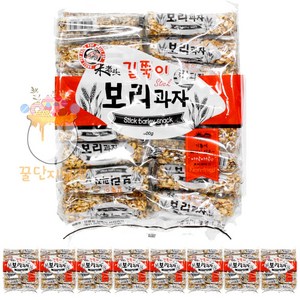 엉클팝 길쭉이 보리과자 400g x 10개