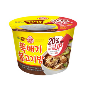 오뚜기 뚝배기 불고기밥 증량, 320g, 1개