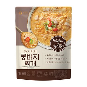 아워홈 돼지김치 콩비지찌개 300gX4개, 300g, 4개