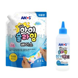 아이슬라임 베이스 2.1L + DIY 액티 120ML, 2.1L 놀이세트, 1세트