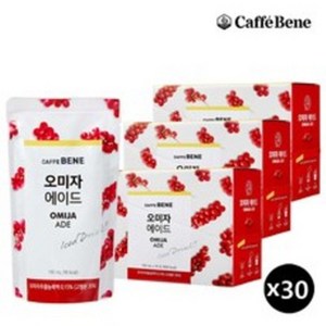 카페베네 오미자 에이드, 190ml, 50개