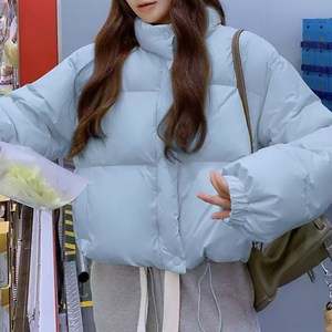 쪼예 데일리 기본템 웰론 스트링 숏 패딩 (L/XL)