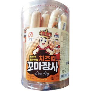 사조오양 치즈킹 꼬마장사 소시지, 20개, 70g