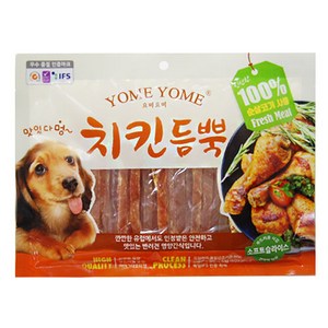 요미요미 강아지간식 치킨듬뿍 400g, 소프트슬라이스, 5개