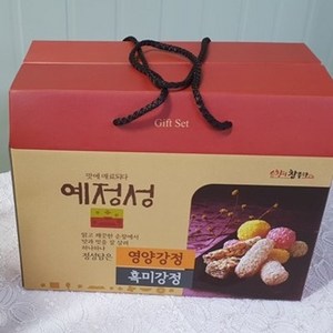 예정성한과 영양강정2 흑미강정2 찹쌀유과1, 250g