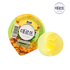 데르뜨 젤리 파인애플 젤리 24개입, 90g, 48개