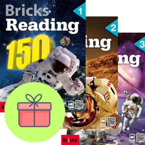 !전3권 영어노트 선물! 브릭스 리딩 Bricks Reading 150 1+ 2 + 3 세트 (SB+WB+E.CODE) : 슝슝오늘출발!, 영어영역