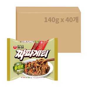 짜파게티 140g, 40개