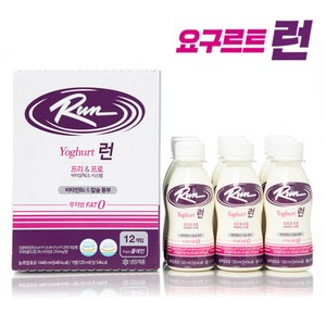 신앙촌 본사직영 런 농후발효유, 120ml, 12개