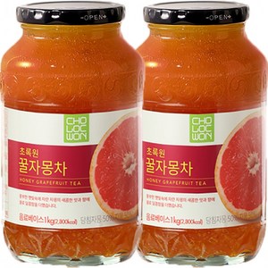 초록원 꿀자몽차 2Kg(1kgx2병), 상세페이지 참조, 상세페이지 참조, 2개