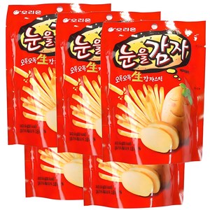 오리온 눈을감자 스낵, 56g, 5개