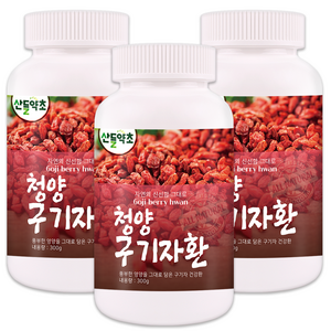 청양 구기자환 300g 100% 국산 청양 구기자로 정성드려 만든 건강환, 3개